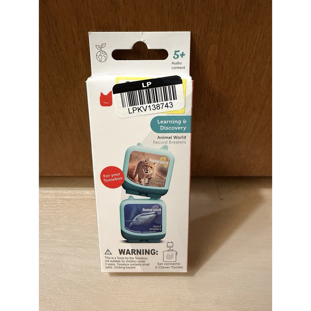 Clever Tonies 2 Pack: Animal World: Cheetah and Blue Whale